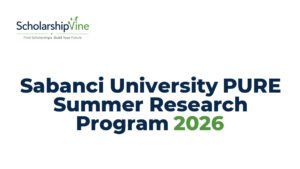 Sabanci University PURE Summer Research Program 2026