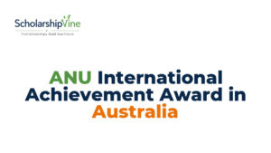 ANU International Achievement Award in Australia