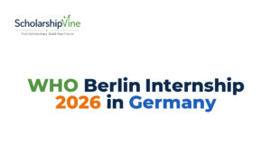 WHO Berlin Internship 2026 in Germany