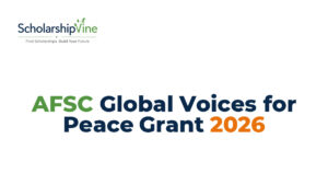 AFSC Global Voices for Peace Grant 2026