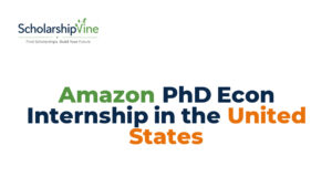 Amazon PhD Econ Internship in the United States