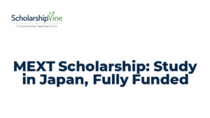 MEXT Scholarship: Study in Japan, Fully Funded
