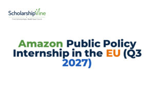 Amazon Public Policy Internship in the EU (Q3 2027)